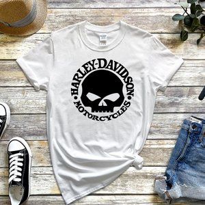 Harley Davidson Tee Shirt UNISEX T-Shirt White